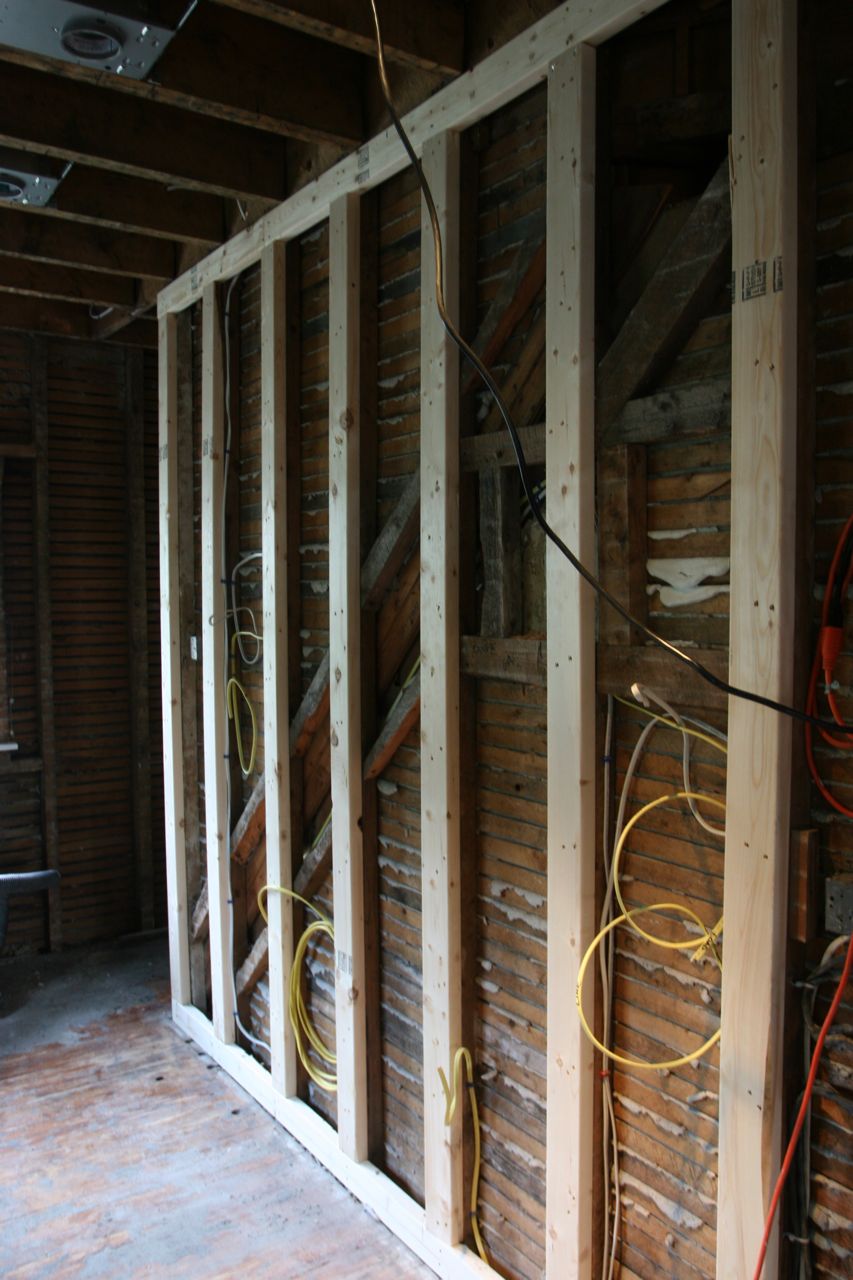 New framing and more electrical.