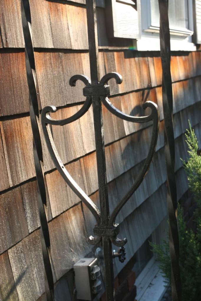 Our railings, to give you a sense of what we're up against in terms of finding new outside lights.