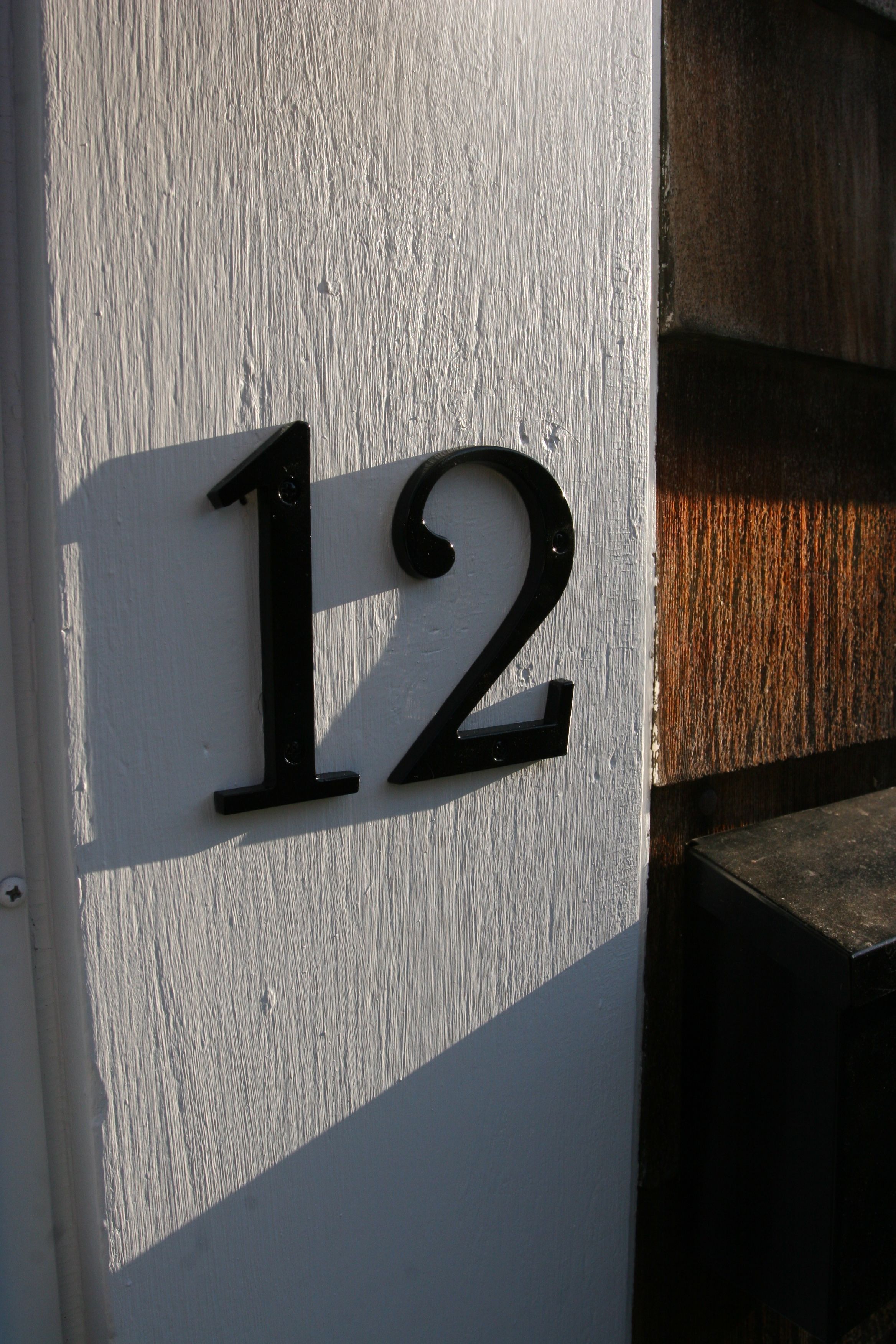 We even re-sprayed our house numbers. Shiny, crisp black! Love!