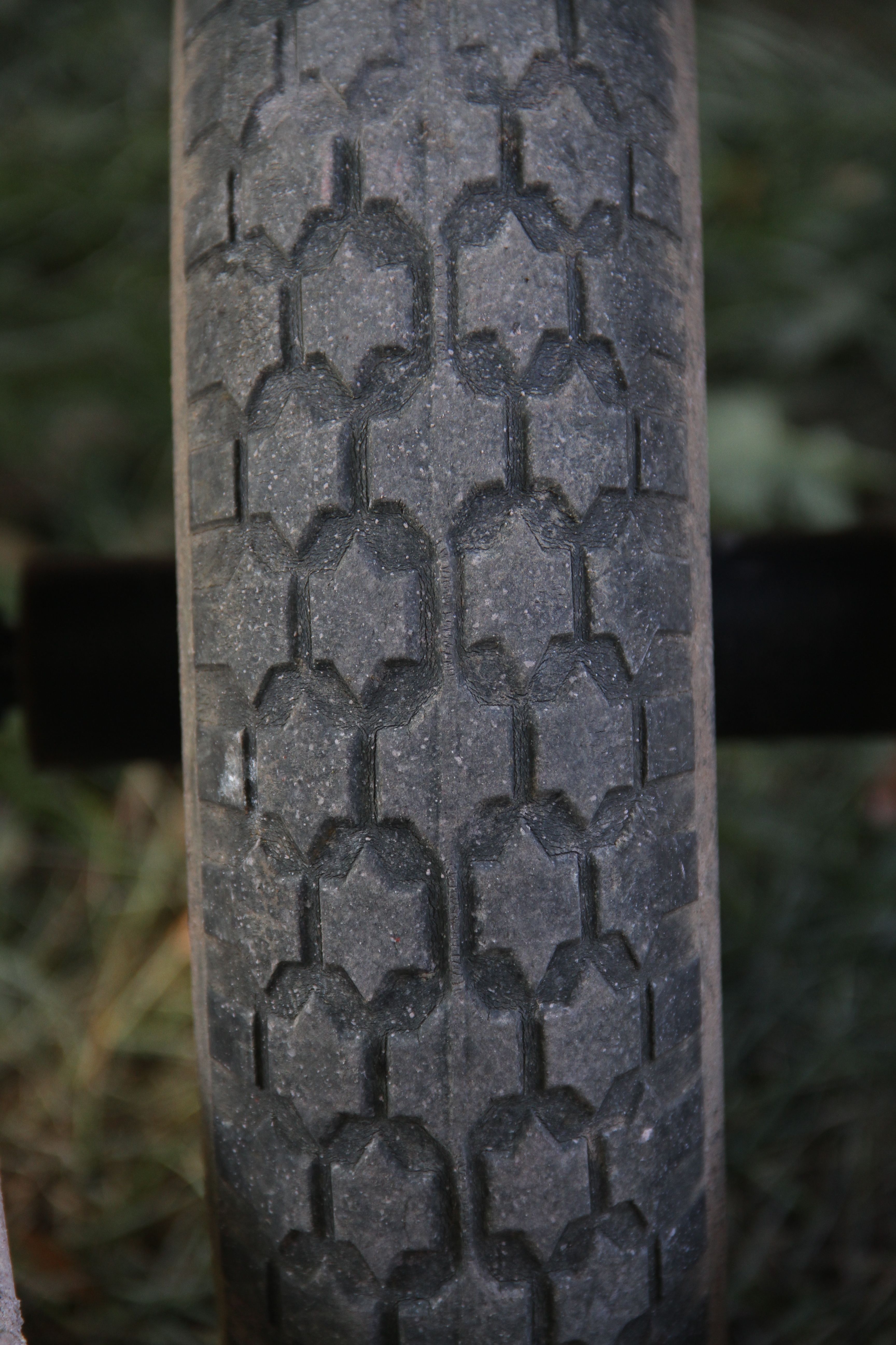 Beauty shot: wheelbarrow tire.