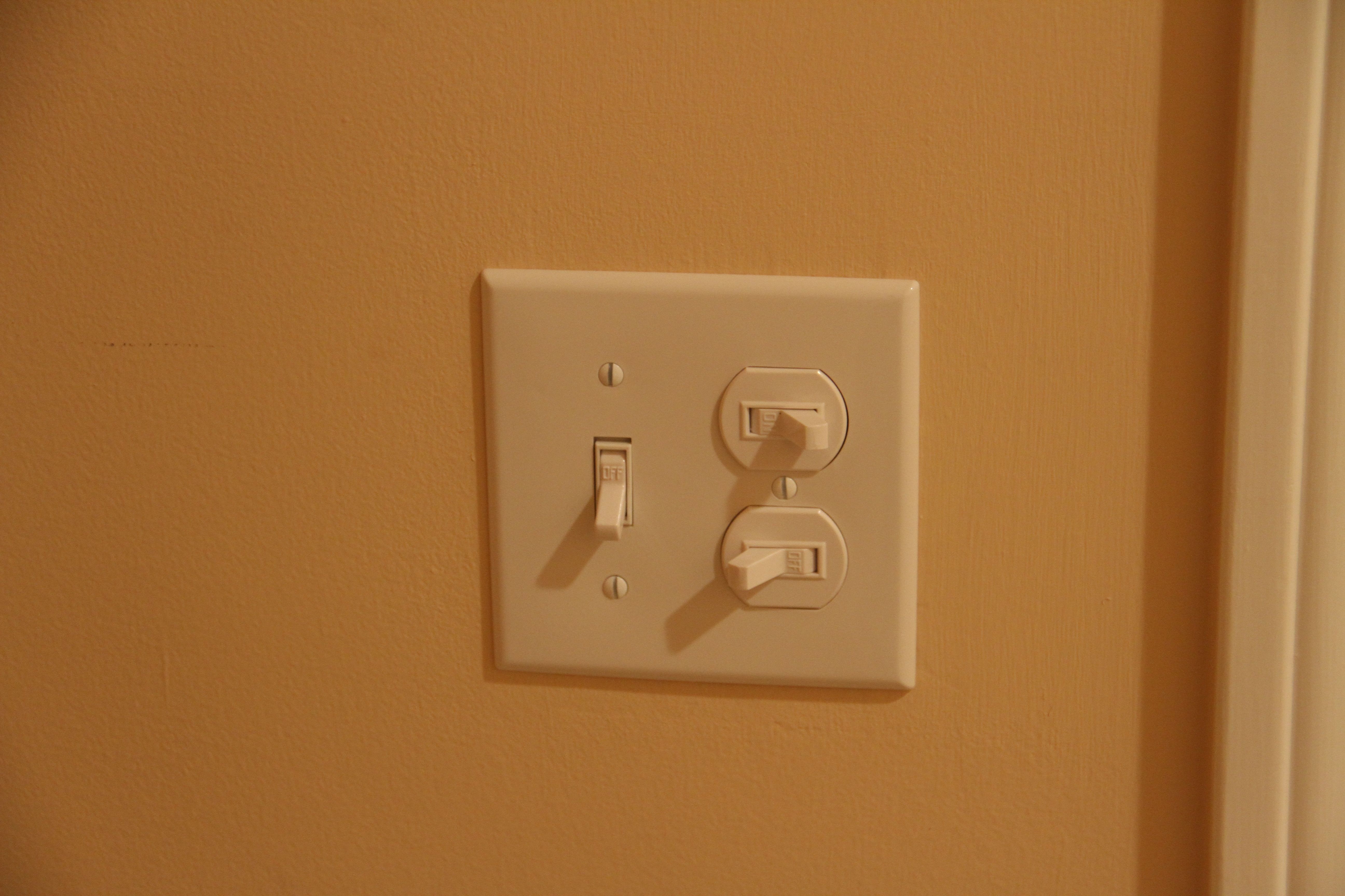 So we have switches in the laundry room (adding one for the new, but empty, wall sconce box).