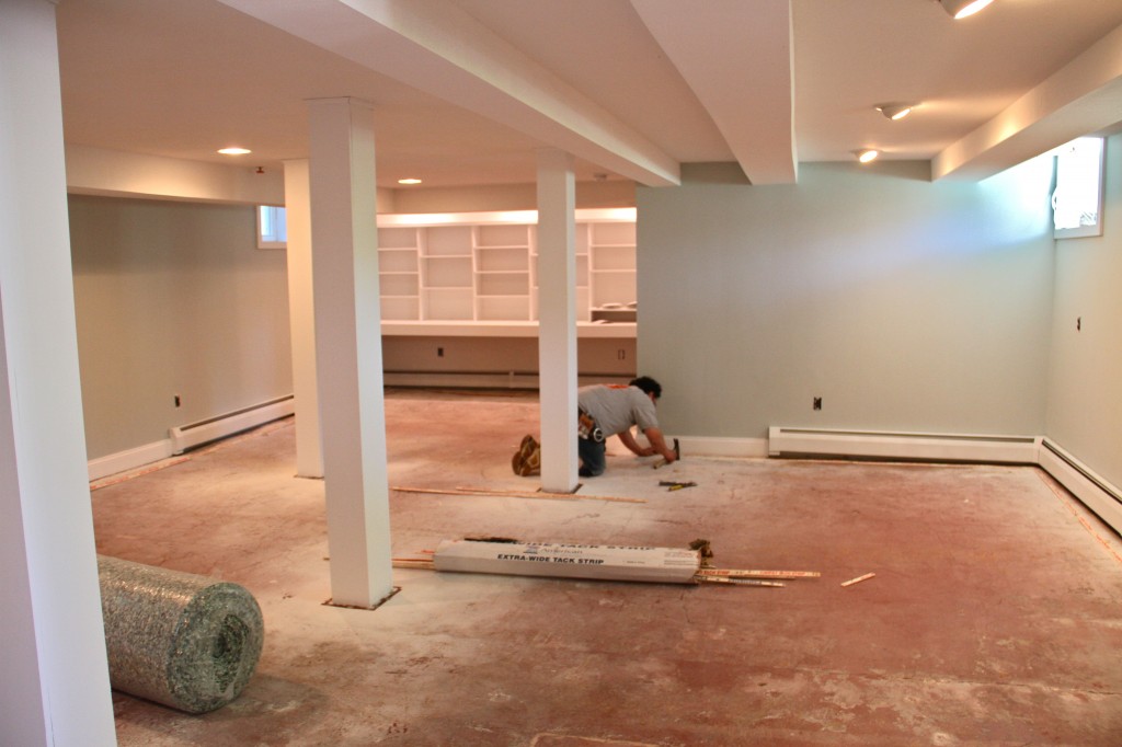 DURING: Believe it or not, this space is about 800 square feet.