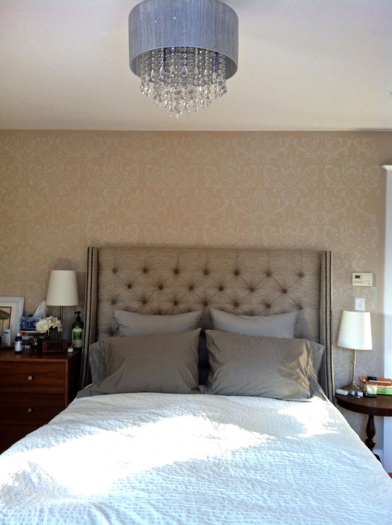 Boom: elegance. Now the bed IS the star of the room. Finally.