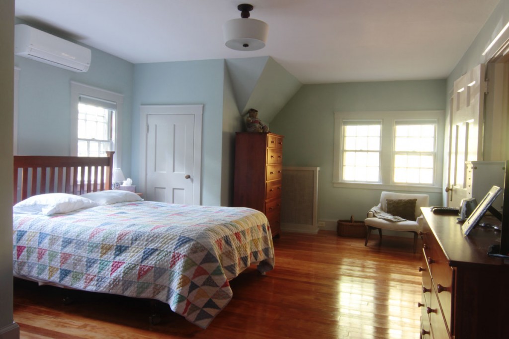 The homeowners wanted a soothing space to retreat to at the end of the day. Not too shabby, eh?
