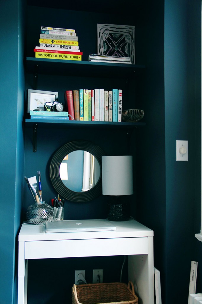 This has since been re-styled, but you get the general idea. It's petite, but it works.