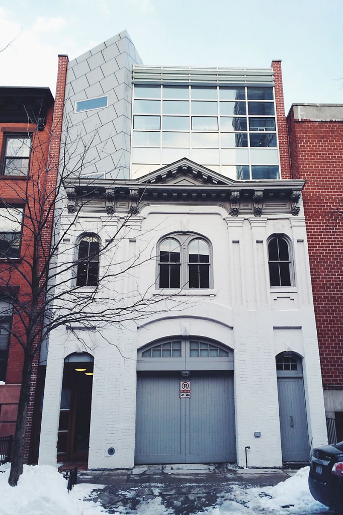 Great update of this old carriage house I spied on my way through yet a different part of the city. 